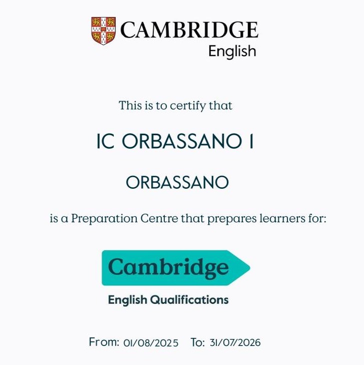 Riconoscimento Ente Preparatore Esami Cambridge
